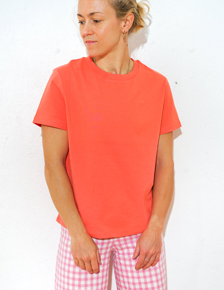 Basic T-shirt Neon Herz