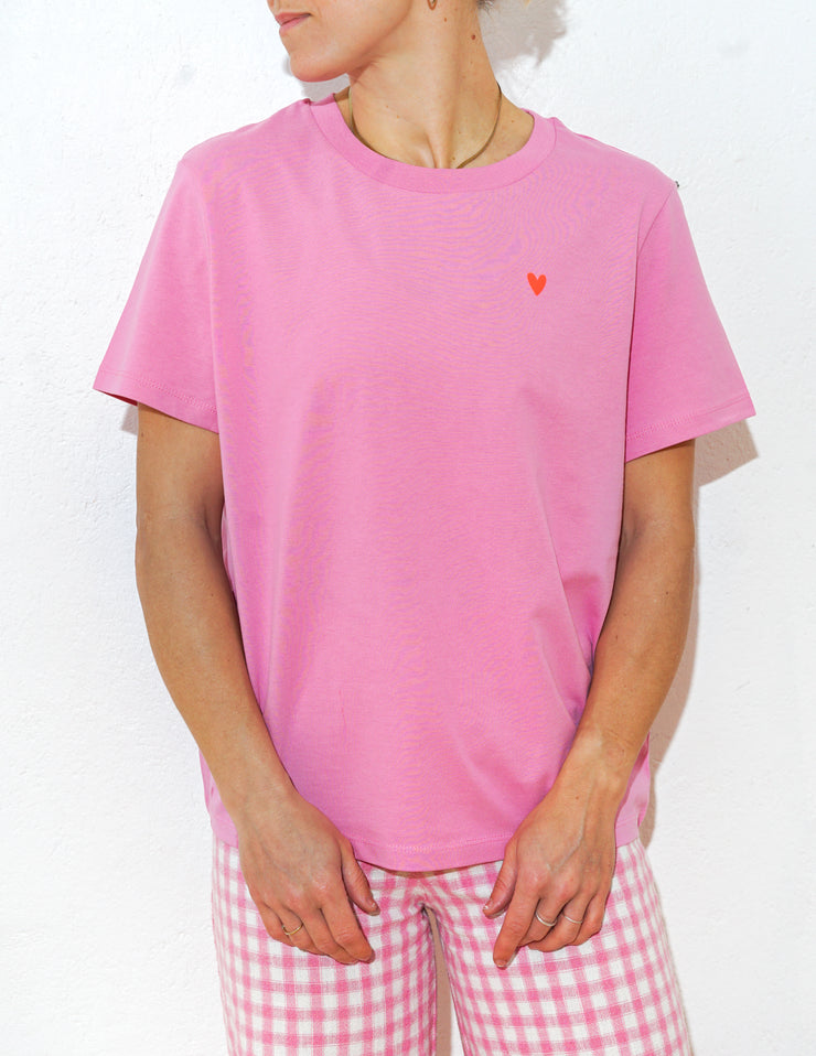 Basic T-shirt Neon Herz