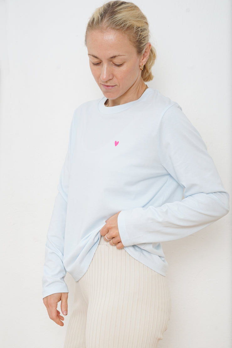 Basic Longsleeve Neon Herz