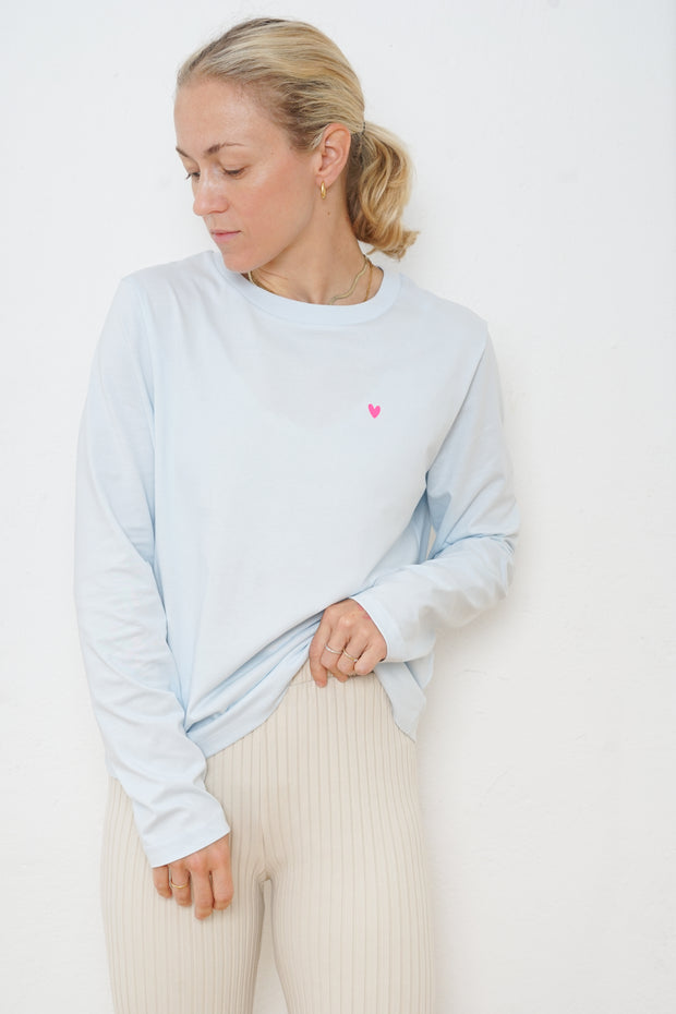 Basic Longsleeve Neon Herz