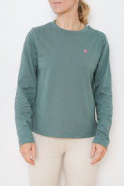 Basic Longsleeve Neon Herz