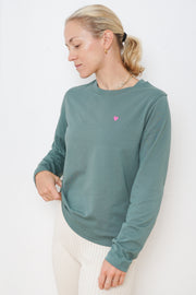 Basic Longsleeve Neon Herz