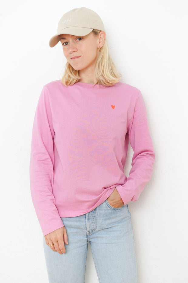 Basic Longsleeve Neon Herz