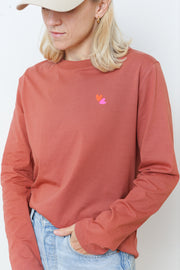 Basic Longsleeve Neon Herz