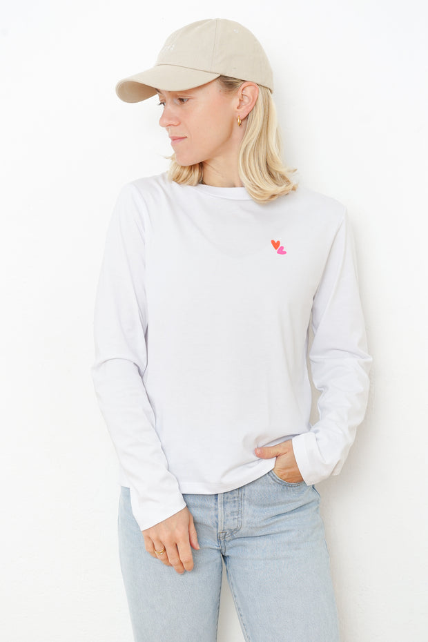 Basic Longsleeve Neon Herz