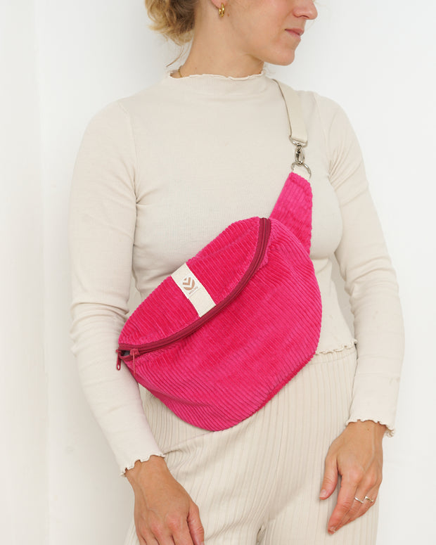HENNES INDIVIDUAL Hipbag Kord M/L Pink