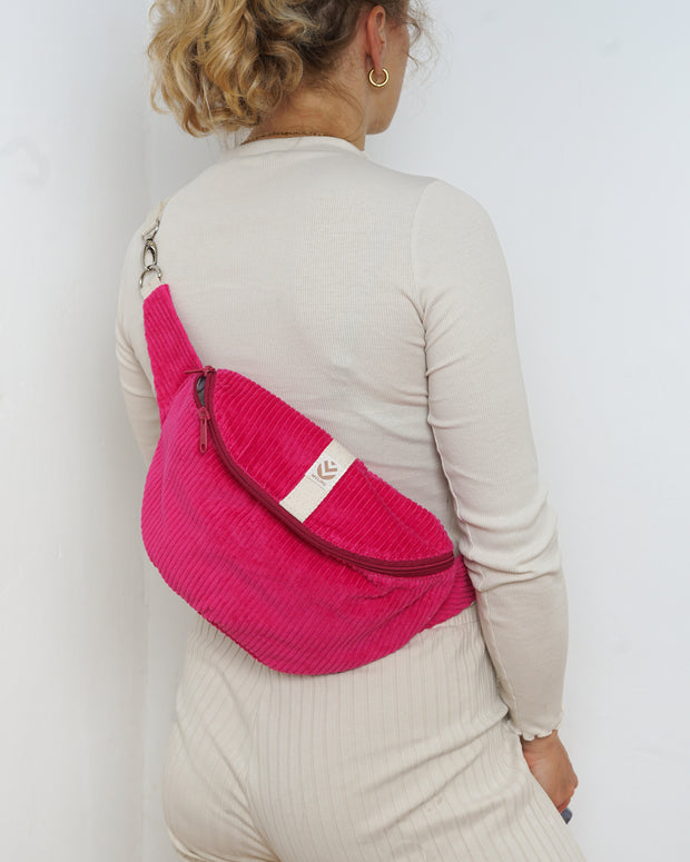 HENNES INDIVIDUAL Hipbag Kord M/L Pink