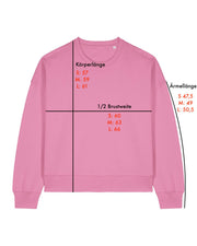 Crewneck Sweatshirt Pink Herz Neon