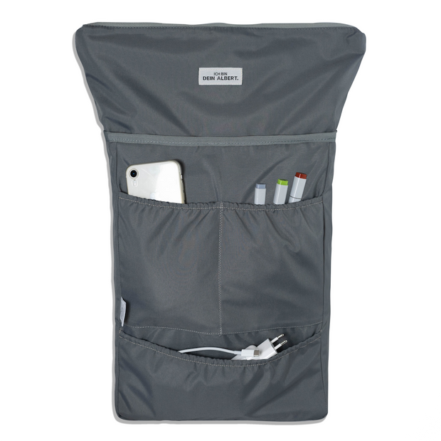 ALBERT 2 CLASSIC Rolltop Rucksack Grau