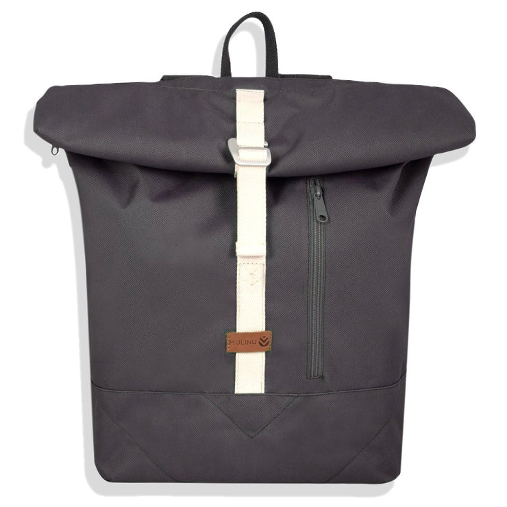ALBERT 2 CLASSIC Rolltop Rucksack Schwarz
