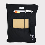 MULINU | Rucksäcke und Taschen für die Entdecker | 3 in 1 Rucksack Tasche UNIQUE GRETA Hellgrau Cognac Leder | Innentaschen