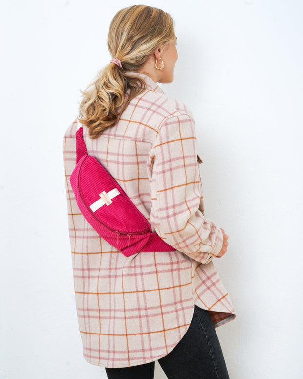 HENNES INDIVIDUAL Hipbag Kord M/L Pink