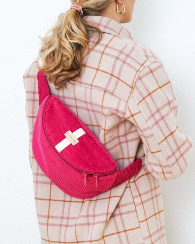 HENNES INDIVIDUAL Hipbag Kord M/L Pink
