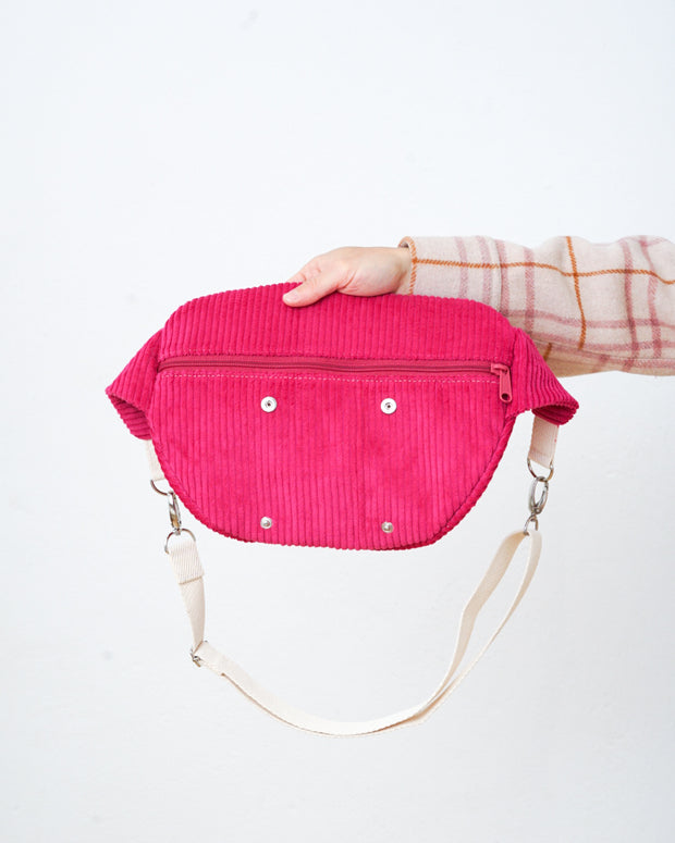 HENNES INDIVIDUAL Hipbag Kord M/L Pink