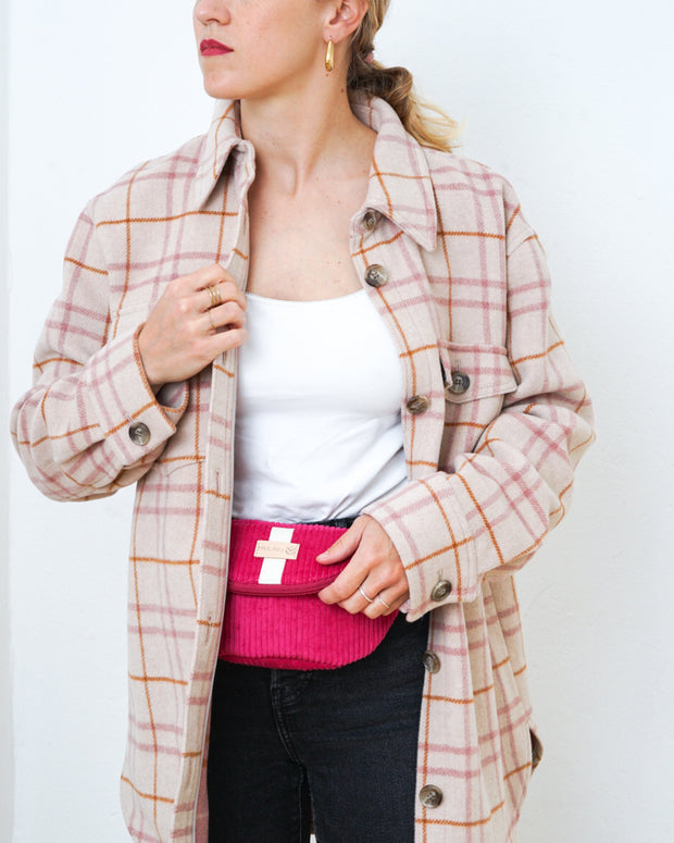 HENNES INDIVIDUAL Hipbag Cordstoff S Pink