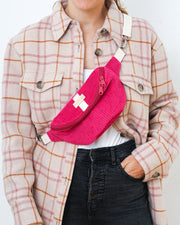 HENNES INDIVIDUAL Hipbag Cordstoff S Pink
