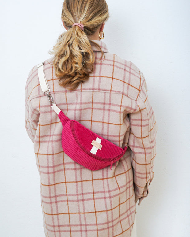 HENNES INDIVIDUAL Hipbag Cordstoff S Pink