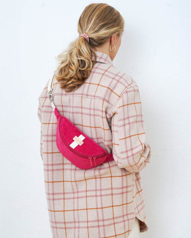 HENNES INDIVIDUAL Hipbag Cordstoff S Pink