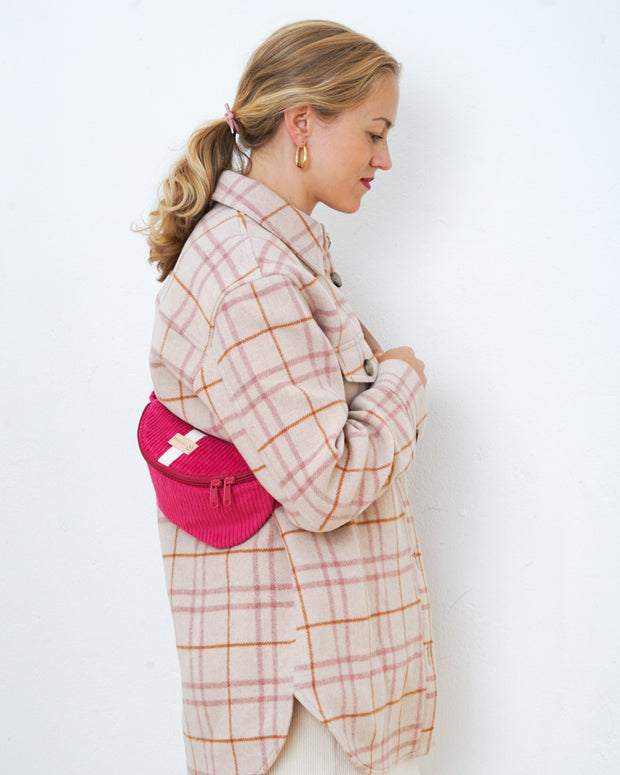 HENNES INDIVIDUAL Hipbag Cordstoff S Pink