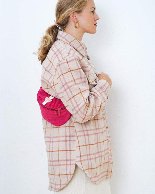 HENNES INDIVIDUAL Hipbag Cordstoff S Pink