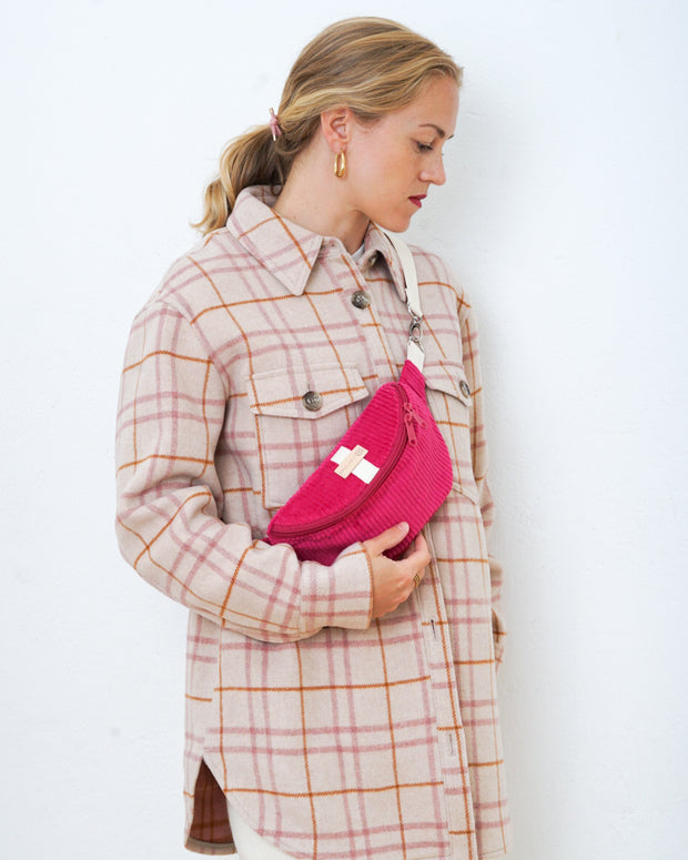 HENNES INDIVIDUAL Hipbag Cordstoff S Pink