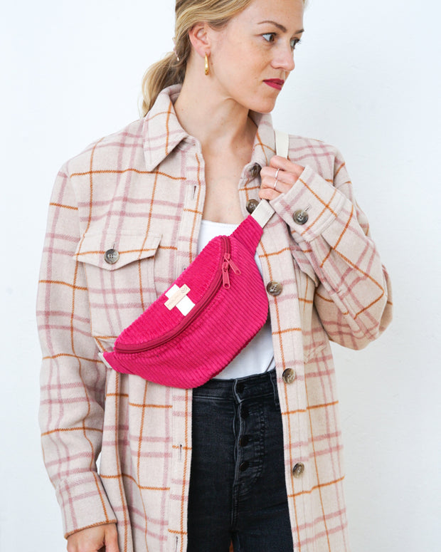 HENNES INDIVIDUAL Hipbag Cordstoff S Pink