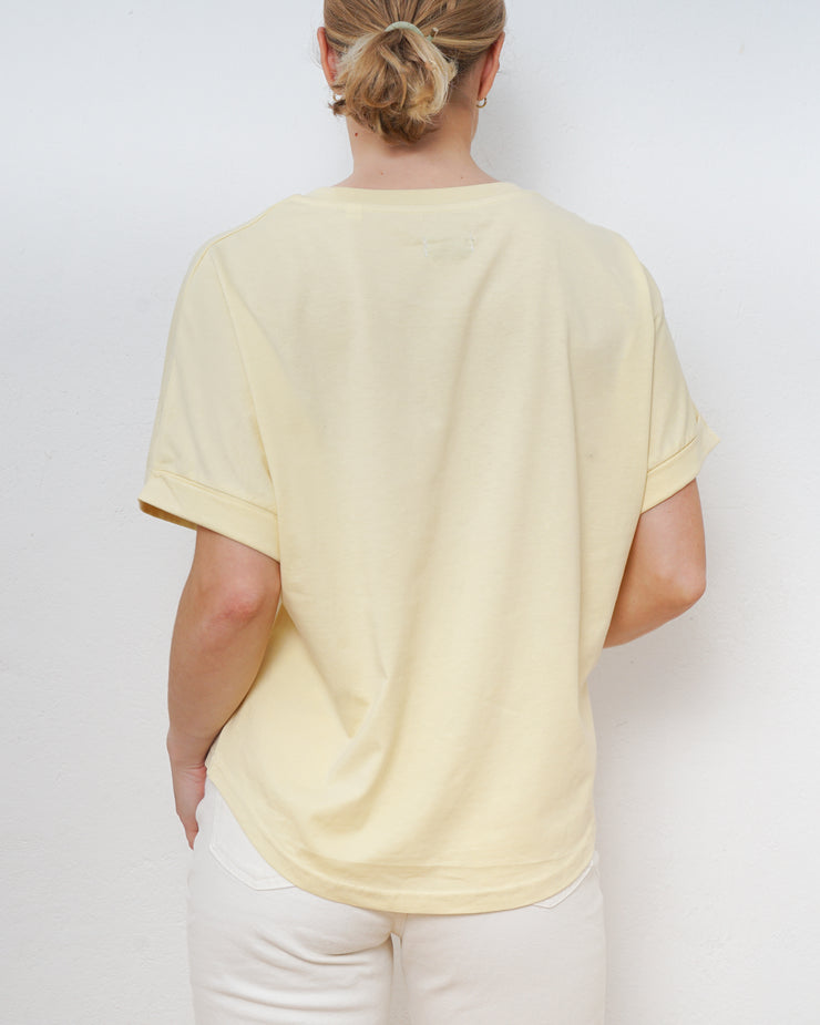 Fließendes Damen T-shirt Leo