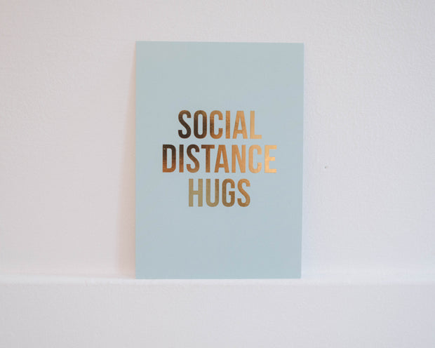 Karte Social Distance Hugs